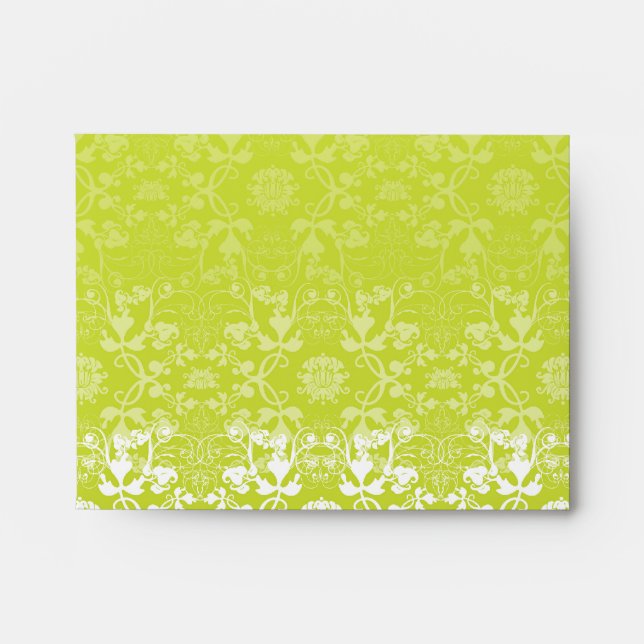 Enveloppe de mariage personnalisée avec des fils D (Devant)