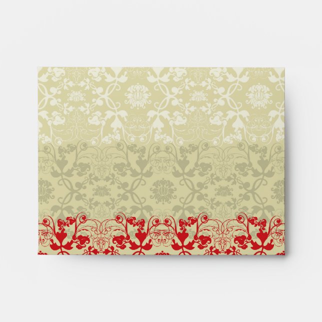 Enveloppe de mariage personnalisée avec épices de  (Devant)