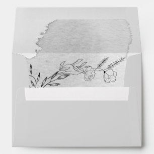 Enveloppe de mariage pré-adressée Charmin Nature