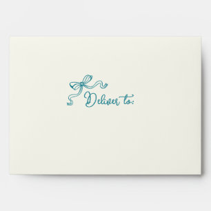 Enveloppe de Mariage pré-adressée des fenêtres en 