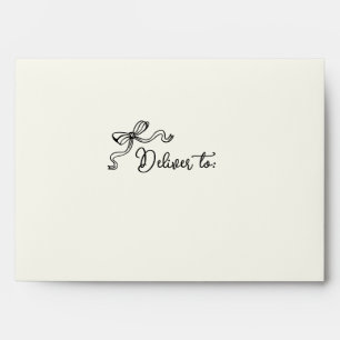 Enveloppe de Mariage pré-adressée des fenêtres en