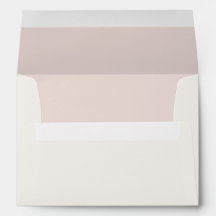 Enveloppe de mariage Warm Blush & Warm Ivory 