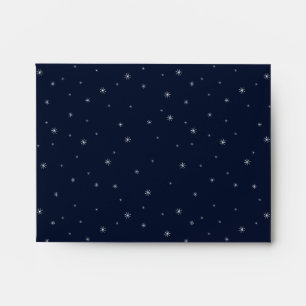 Enveloppe de minuscules flocons de neige