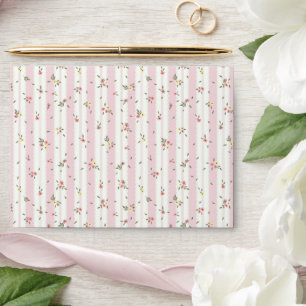 Enveloppe de motif floral délicate