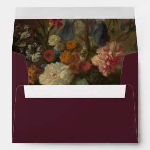 Enveloppe de nature morte hollandaise florale luna