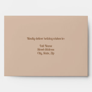 Enveloppe de Noël Cashmere