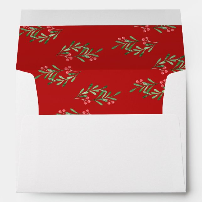 Enveloppe de Noël de paix et de joie (Dos (Bas))