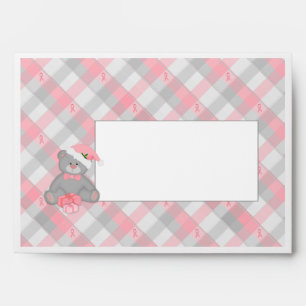 Enveloppe de Noël de plaid de cancer du sein