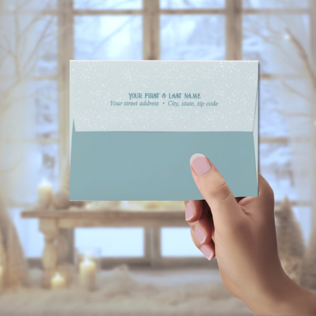 Enveloppe de Noël en épinette bleue (Créateur téléchargé)