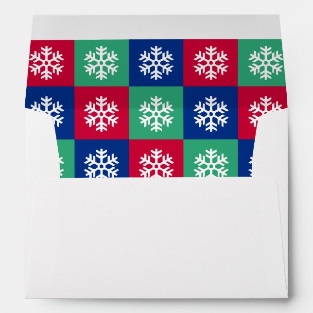 Enveloppe De Noël Joyeuse Et Lumineuse (Dos (Bas))