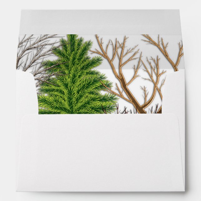 Enveloppe de Noël liée à l'arbre (Dos (Bas))