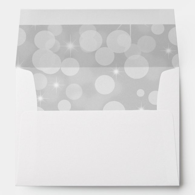 Enveloppe de Noël Silver Bells (Dos (Bas))
