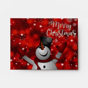 Enveloppe de Noël, Snowman