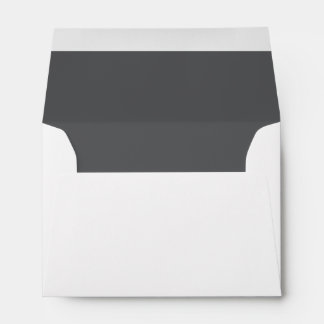 Enveloppe de nom et d'adresse en noir blanc person