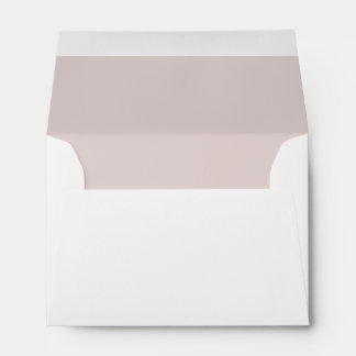 Enveloppe de nom et d'adresse rose personnalisée