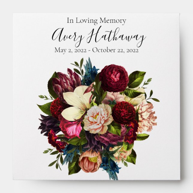 Enveloppe de paquets de semences commémoratives de (Devant)