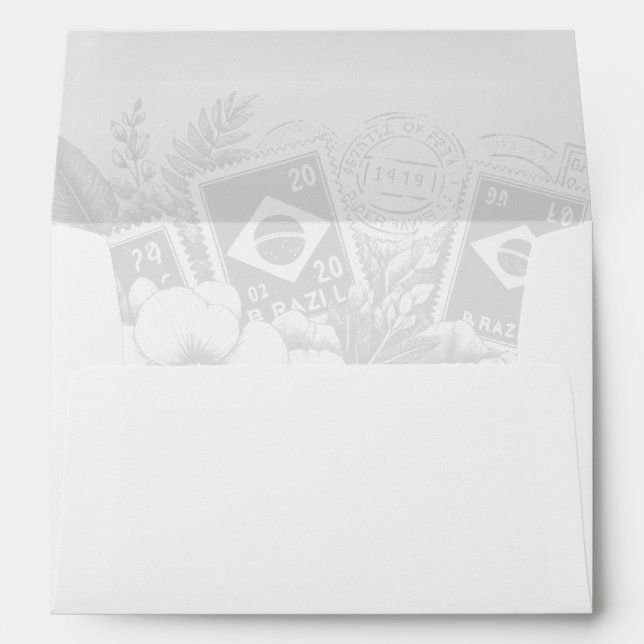 Enveloppe de passeport brésilien (Dos (Bas))