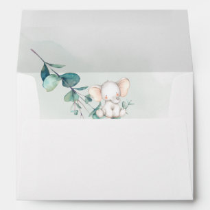 Enveloppe de petit éléphant mignonne