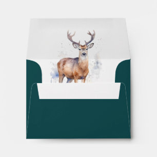 Enveloppe de réponse pour l'hiver en forêt d'everg