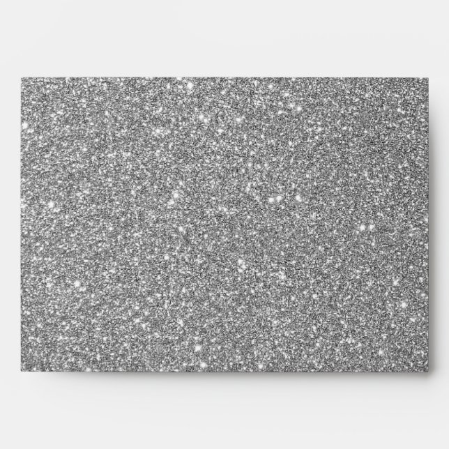 Enveloppe de surface brillante en argent (Devant)