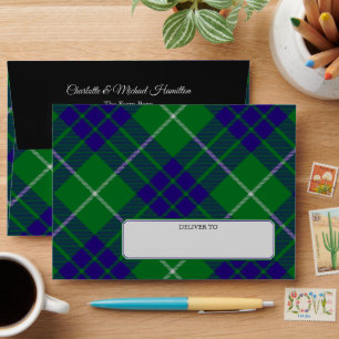 Enveloppe de taran de chasse Clan Hamilton
