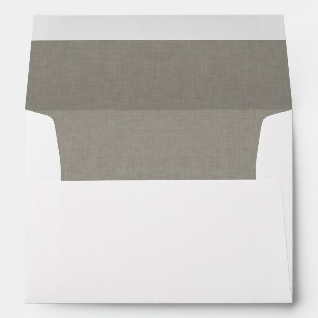 Enveloppe de texture intérieure grise subtile (Dos (Bas))