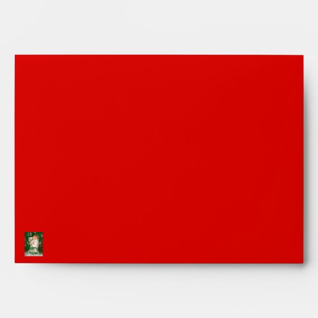 Enveloppe de vacances Papier Mache blanc revêtemen (Devant)