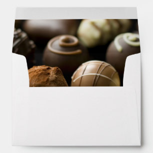 Enveloppe Délicieux pralines au chocolat