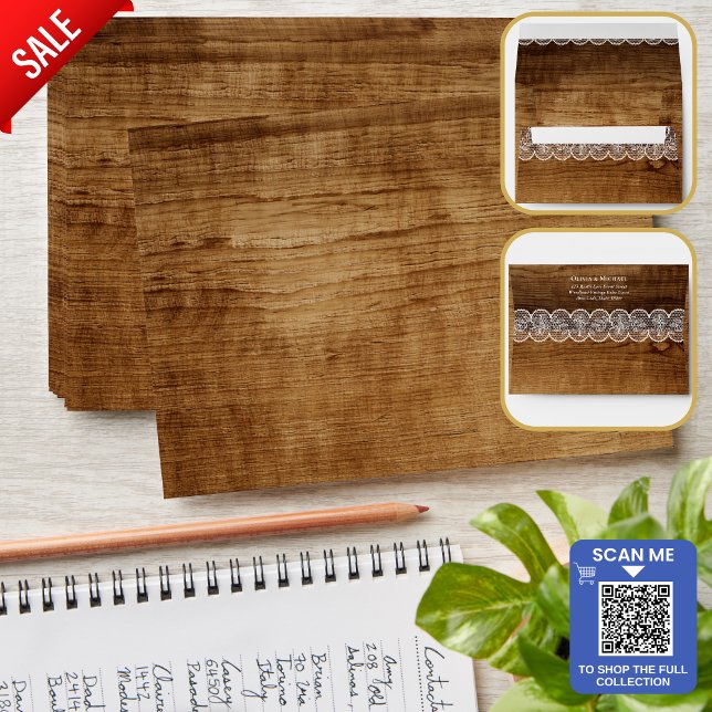 Enveloppe Dentelle rustique (Créateur téléchargé)