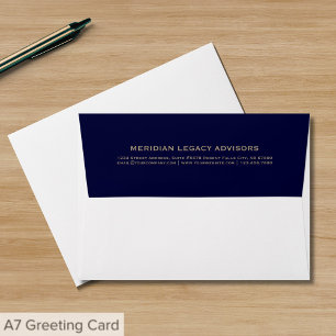 Enveloppe d'entreprise typographique simple