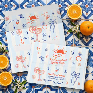 Enveloppe Dernière Spritz sur la Côte Amalfitaine pour l'Ent