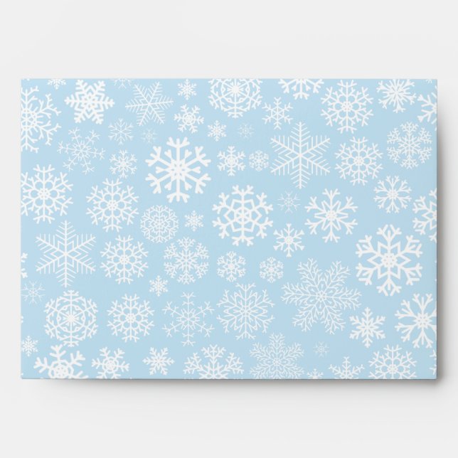 Enveloppe des flocons de neige (Devant)