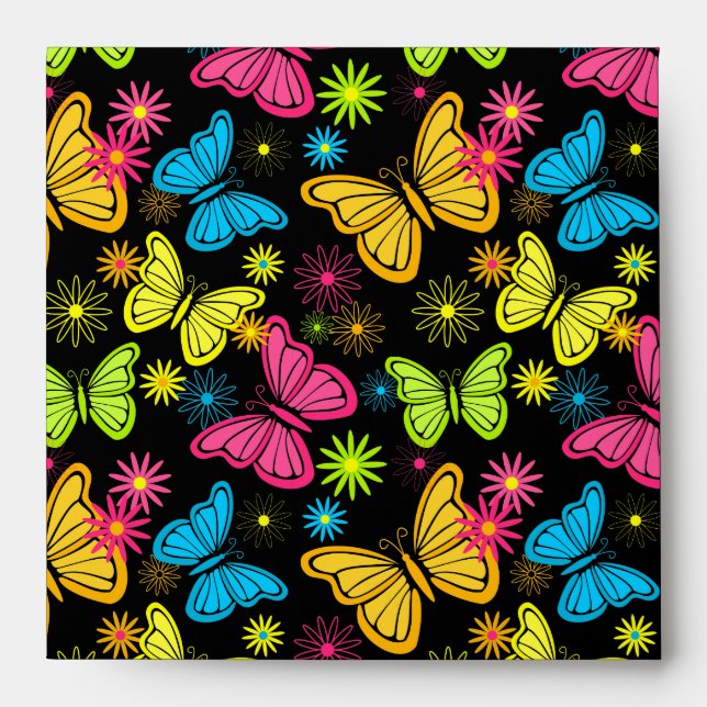 Enveloppe des papillons d'été (Devant)