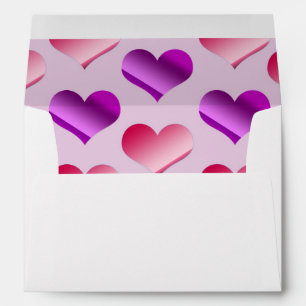 Enveloppe Des tas de coeurs