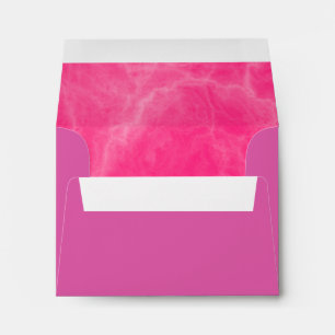Enveloppe Design en marbre rose