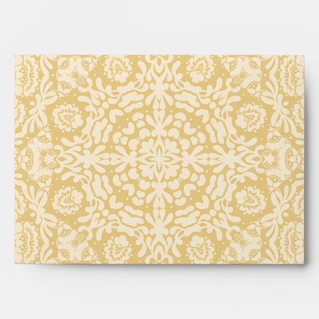 Enveloppe design européenne Belle Epoque Gold (Devant)