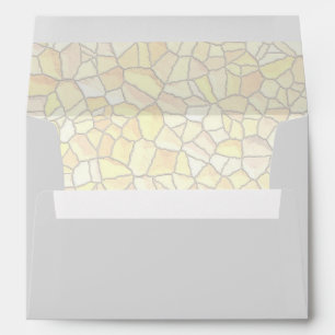 Enveloppe Design moderne en mosaïque professionnelle élégant
