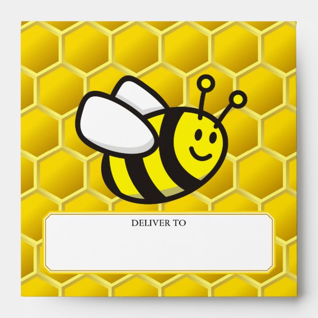 Enveloppe Dessin sur les abeilles (Devant)