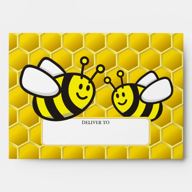 Enveloppe Dessin sur les abeilles (Devant)