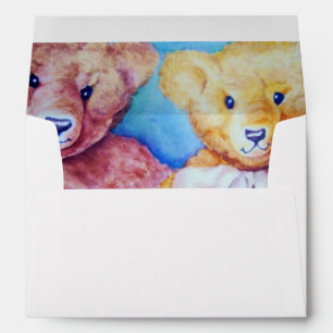 ENVELOPPE DEUX NOUNOURS SUCRÉS