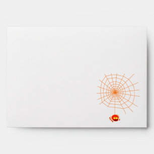 Enveloppe d'Halloween Web Spider