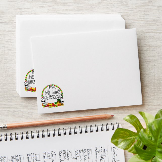 Enveloppe Dia De Los Muertos Journey (Stacked)