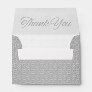 Enveloppe Diamond Anniversaire Merci Damask Custom