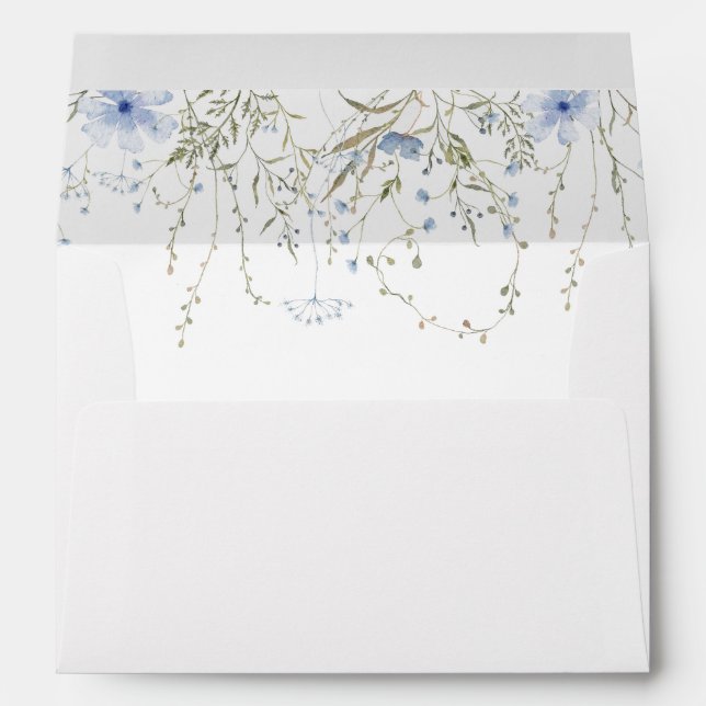 Enveloppe d'impression florale (Dos (Bas))