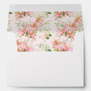 Enveloppe d'impression florale