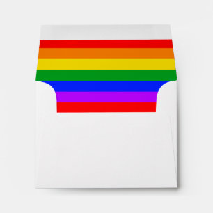 Enveloppe Dîner de répétition arc-en-ciel gay pride Invitati