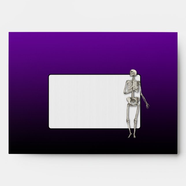 Enveloppe d'invitation A7 Halloween (Devant)