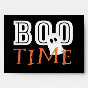 Enveloppe d'invitation à la fête d'Halloween BOO T