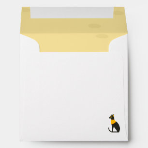Enveloppe d'invitation Baby shower égyptienne