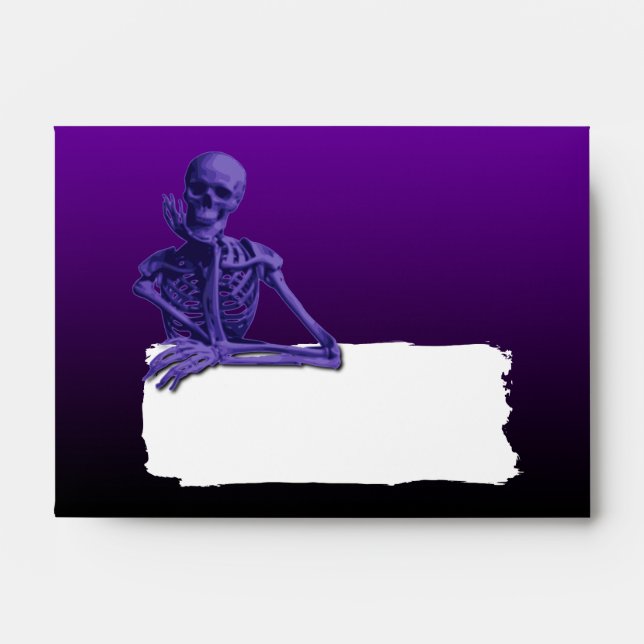 Enveloppe d'invitation d'A6 Halloween (Devant)